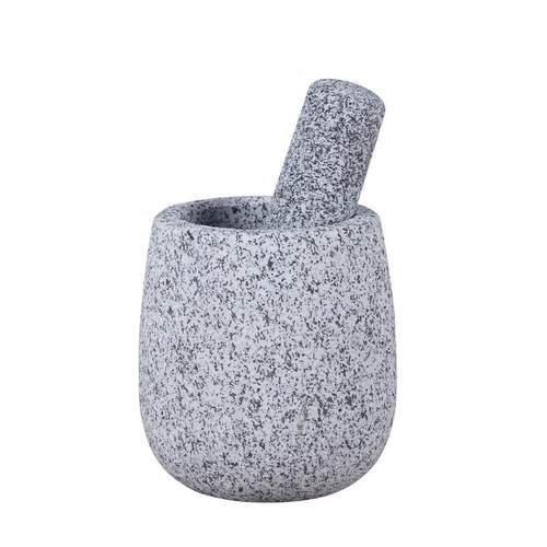 石臼家用捣蒜器蒜捣药罐研磨器碾蒜器蒜臼子花岗岩芝麻白蒜泥器杵