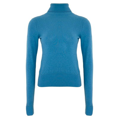 WellD  羊绒+棉 超柔软高领打底衫女秋冬款基础百搭显瘦短款毛衣