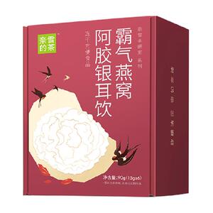 奈雪的茶 霸气燕窝阿胶银耳饮冻干枸杞冰糖速溶冲泡即食6袋/盒