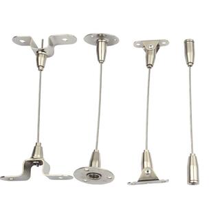 钢丝绳吊码锁扣挂画器吊夹挂画钩广告牌钩弹簧钩吊码顶码灯饰吊绳