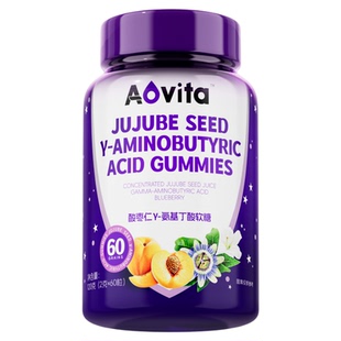 氨基丁酸安高中生神助快速入睡眠改善0褪黑素软糖睡眠儿童青少年