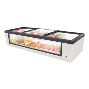 雪村烧烤点菜冷藏展示柜海鲜保鲜冰柜冷冻商用移动摆摊专用小冰箱