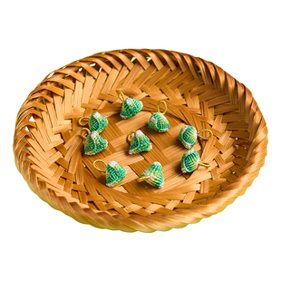 端午节手工diy材料包小粽子挂件古风编织五彩粽绣球虎头福牌配件