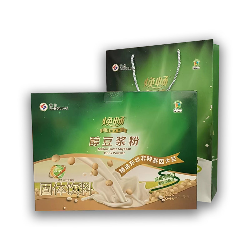 焕畅低聚木糖豆浆粉原味红枣210g*4礼盒膳食豆浆粉纤孕维非植物奶