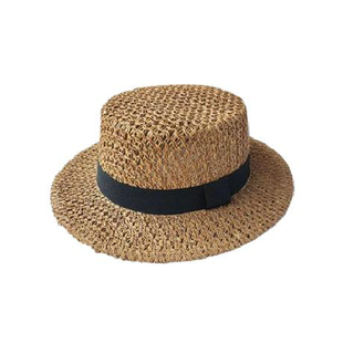 儿童草帽小礼帽夏季2026新款防晒遮阳帽子大帽檐男孩海边度假沙滩