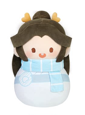 minidoll天官赐福不倒翁毛绒抱枕