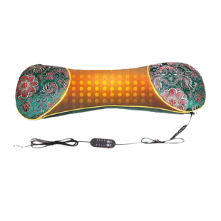 艾草加热颈椎秋冬枕头护颈椎热敷包骨头枕睡觉专用睡眠艾灸发热