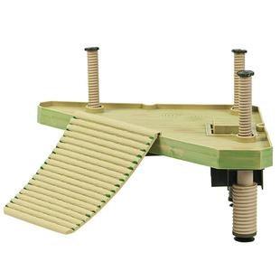 养乌龟晒台爬台龟缸专用品爬梯晒背休息平台高水位浮台深水大爬坡