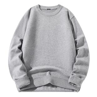 NN真维斯重磅毛衣男士加绒保暖半高领打底衫青少年休闲宽松针织衫