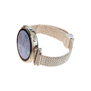 适用华为gt6手表带麦穗金属磁吸扣watch4proGT2GT3GT4GT5Fit3夏天