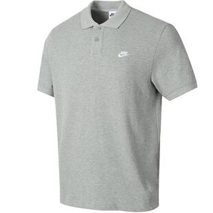 滔搏NIKE耐克男子POLO纽扣翻领百搭针织衫短运动T恤FN3895-063