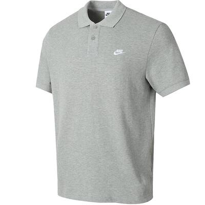 滔搏NIKE耐克男子POLO纽扣翻领百搭针织衫短运动T恤FN3895-063