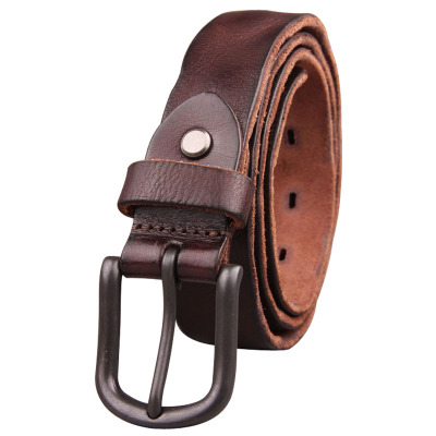 简约风复古黑色牛仔裤女士皮带