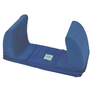 轮椅防侧偏垫防侧枕防侧偏靠垫楔形垫背部定位支撑垫绑带靠背病人