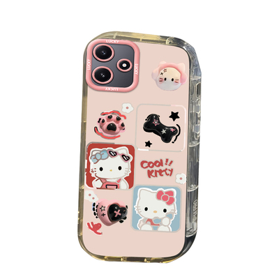 女新款卡通公仔支架手机壳