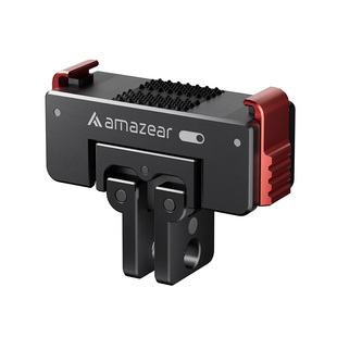 Amazear适用大疆Action6磁吸快拆底座Nano转接座DJI运动相机配件