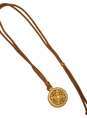 「八宝罗盘」复古金色小众项链女轻奢百搭款精致锁骨链设计感颈链