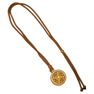 「八宝罗盘」复古金色小众项链女轻奢百搭款精致锁骨链设计感颈链