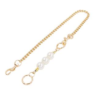 适用coach蔻驰mini迷你小水桶包链条配件内胆包斜挎珍珠延长链