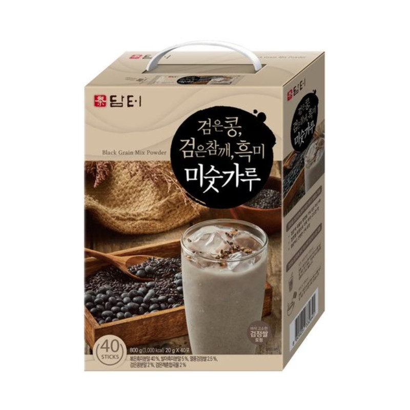 韩国进口丹特黑豆黑芝麻营养粉