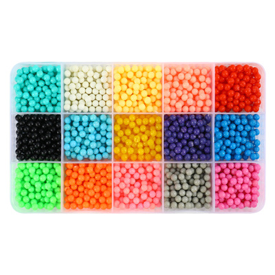 夜光水雾魔珠无需熨烫拼豆材料包