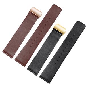 适配卡西欧小方块表A158W/F-91 F-81 F-108 W-218 真皮手表带男女