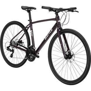 富士达新款运动公路山地车男士减震碟刹城市直把单车21速 跑客100