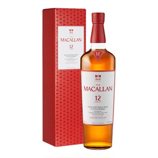 麦卡伦12年雪莉桶单桶蓝钻双桶威士忌18年macallan苏格兰洋酒行货
