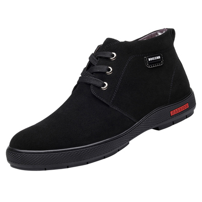 冬季真皮羊毛男士棉鞋高帮保暖鞋