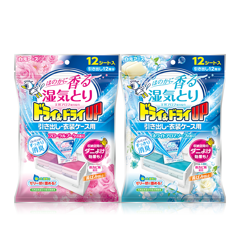 日本白元花香4支除臭清新剂