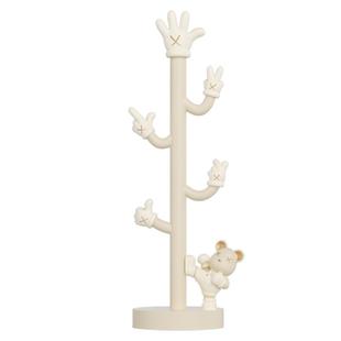 拳击暴力熊钥匙收纳创意玄关摆件奶油风入户门玄关客厅卧室装饰品