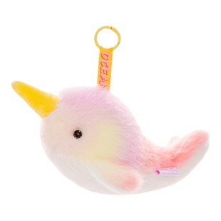 海洋系列小挂件卡通海星飞象章鱼挂饰迷你海马独角鲸玩偶花洒娃娃