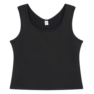 YUZI鱼子打底背心航天级暖绒蓄热防风大码女装春季胖mm显瘦200斤