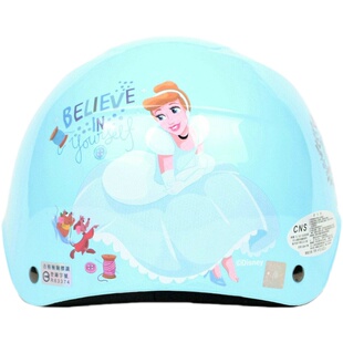 台湾EVO冰雪公主半盔夏盔儿童宝宝防紫外线四季电动摩托车头盔