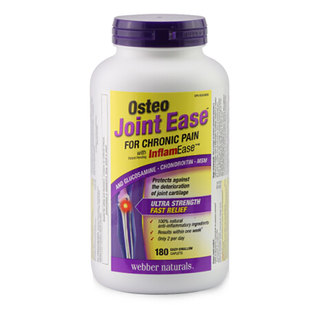 加拿大伟博webber naturals硫酸氨糖软骨素MSM 180粒 两瓶355