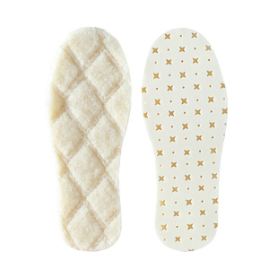 超薄100%羊毛儿童保暖鞋垫乳胶软底舒适加绒加厚吸汗透气防寒冬季