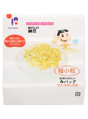 日本进口山大纳豆小粒182.8g小盒
