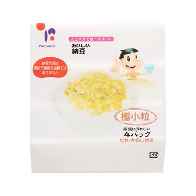 日本进口山大纳豆小粒182.8g小盒