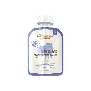 宝宝格尔顿洋葱黑胡椒酱汁牛排腌料儿童无添加防腐剂不辣调味料