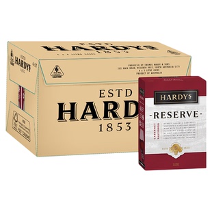 夏迪珍藏赤霞珠红葡萄酒3L盒装口粮红酒澳大利亚原装进口hardys