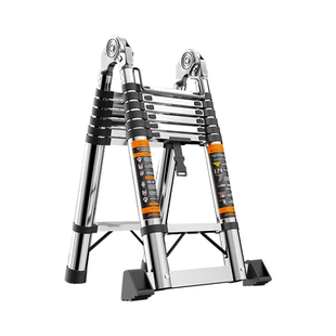 铝合金折叠多功能人字梯便携伸缩梯装修工程梯两用不锈钢伸缩梯子