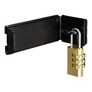 90度门内反锁扣插销锁扣极窄平移推拉门专用锁免打孔入户门防盗门