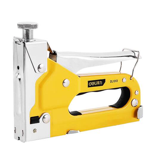 得力手动打钉枪气钉枪射钉枪钢打钉器木工专用神器直钉u型t型马丁