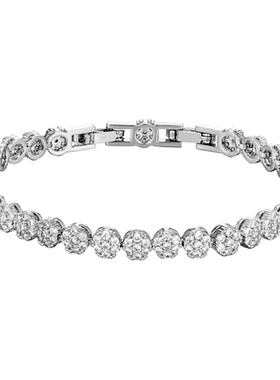 MS情绪波动满钻小球雪花手链