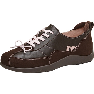 天美意复古厚底芭蕾阿甘德训鞋运动鞋女鞋子软底休闲鞋2026春新款