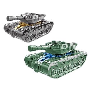 儿童创意机甲仿真坦克变形机器人指尖陀螺解压发泄玩具变形坦克