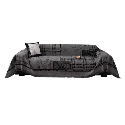 雪尼尔万能一片式沙发盖布