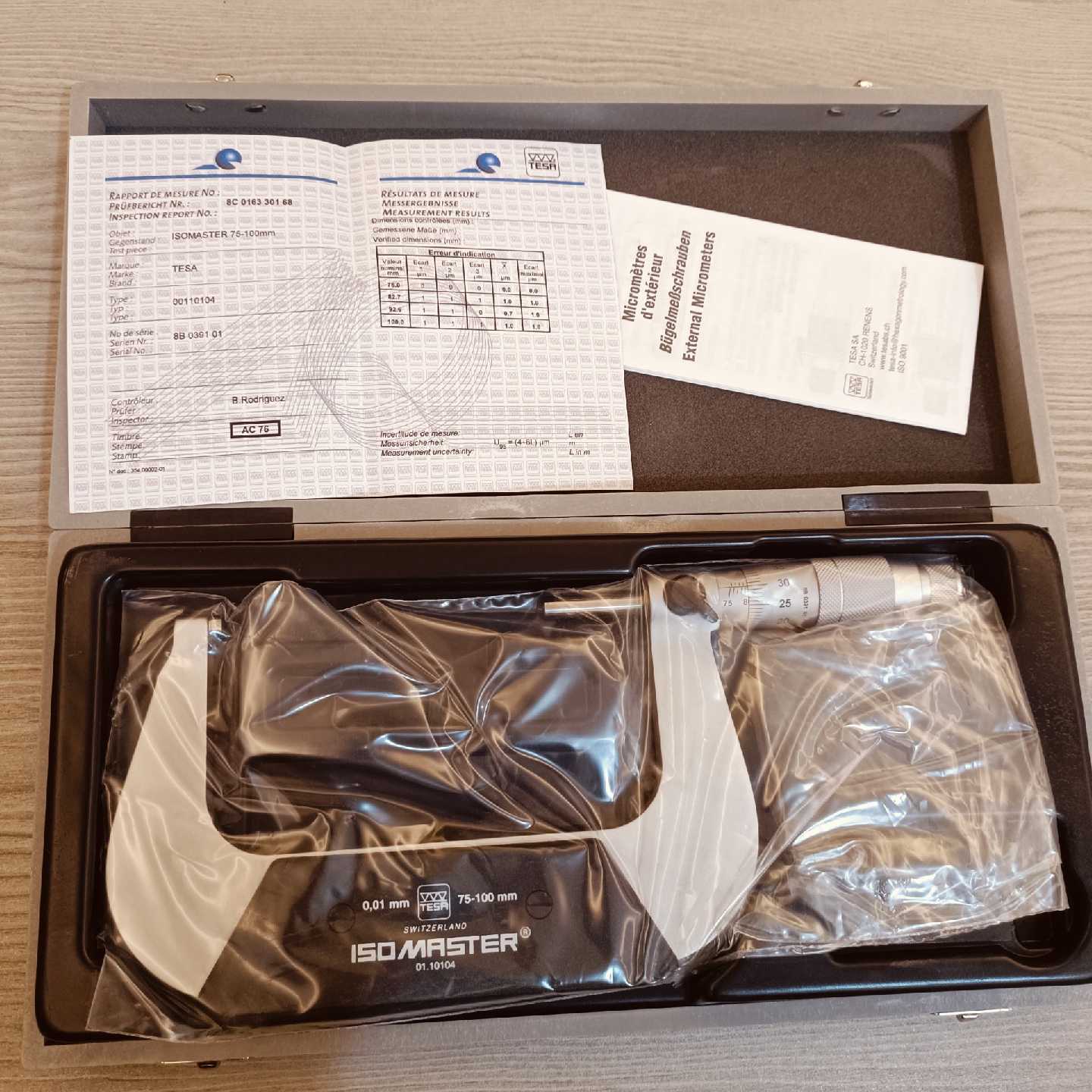 【议价-可维修】制造TESA外径千分尺50-75mm外径千分尺 /二手均有