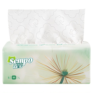 森宝抽纸面巾纸卫生纸擦手整箱抽纸家用纸巾三层加厚实惠3层70抽