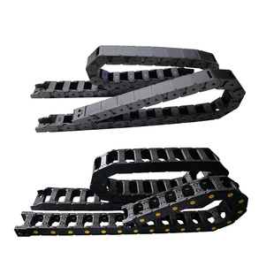 尼龙拖链桥式坦克链塑料工业传动链条电缆穿线槽 接头分隔片配件